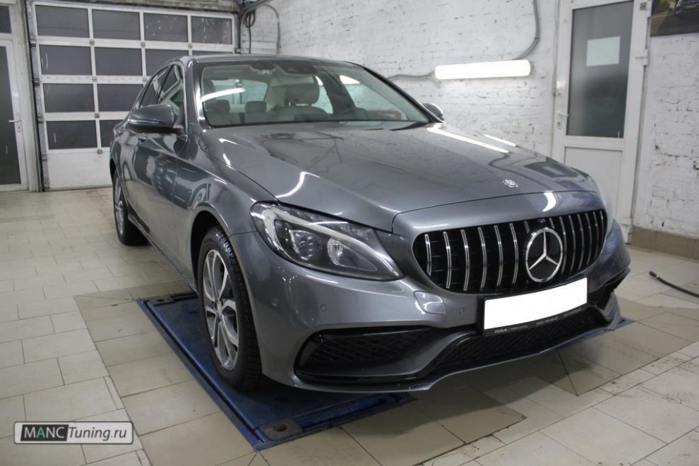 Обвес AMG 63 и решетка GT для Mercedes C-class W205