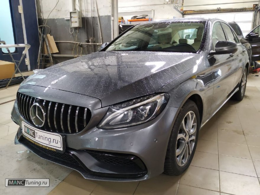 Обвес AMG 63 и решетка GT для Mercedes C-class W205