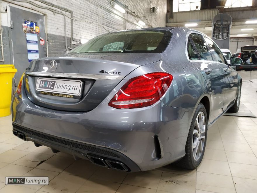 Обвес AMG 63 и решетка GT для Mercedes C-class W205