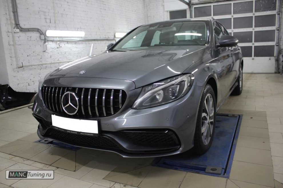 Обвес AMG 63 и решетка GT для Mercedes C-class W205
