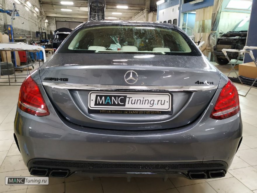 Обвес AMG 63 и решетка GT для Mercedes C-class W205