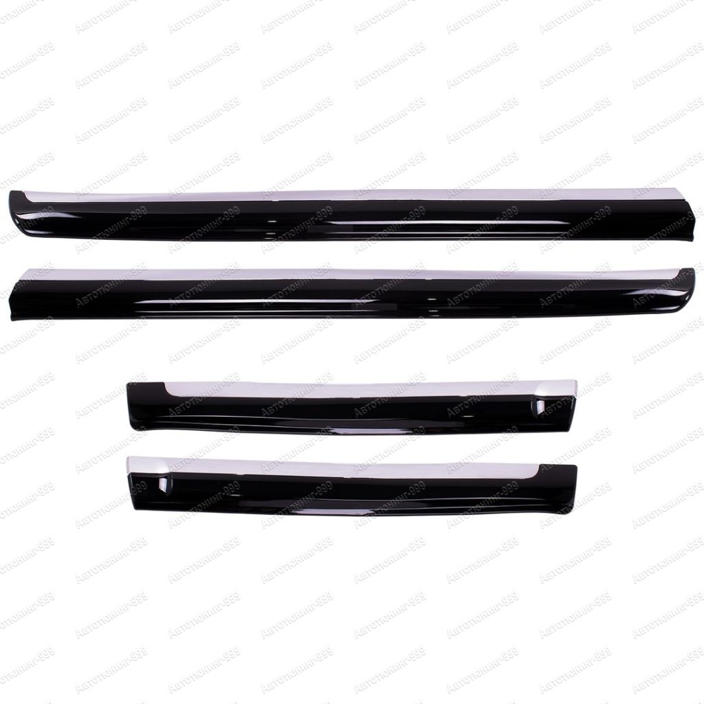 Молдинги двери Toyota Land Cruiser Prado 150 черные