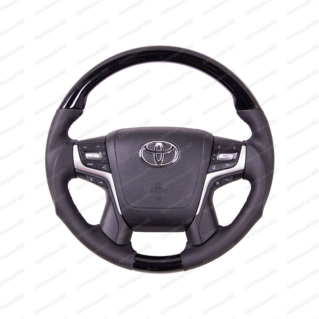 Руль анатомический на Toyota Land Cruiser 200 (2016) черный