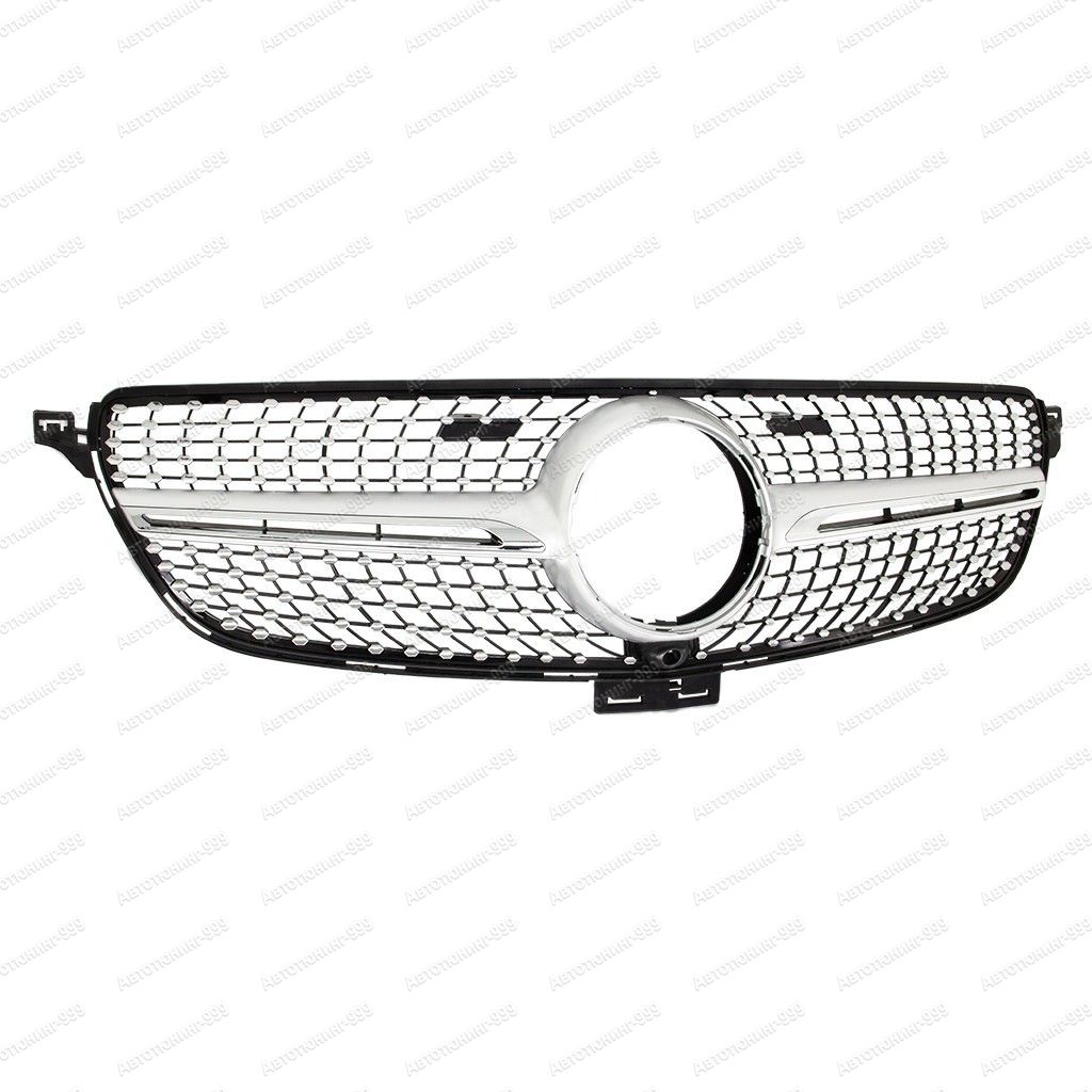 решетку Diamond Sport на Mercedes GLE (W 166) серебро