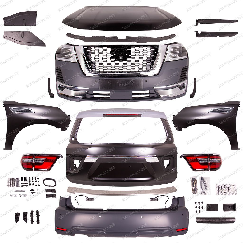 Обвес рестайлинга на Nissan Patrol
