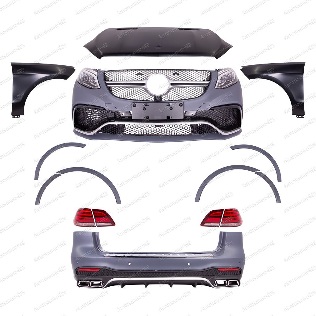 Рестайлинг из Mercedes ML-Class W166 в Mercedes GLE W166 AMG 63