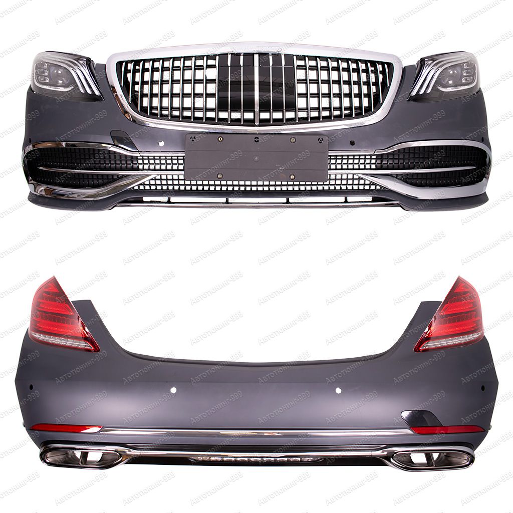 Обвес рестайлинг на Mercedes Maybach S-klass (X 222) полный
