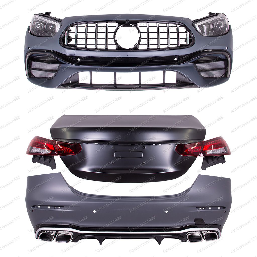Комплект рестайлинга для Mercedes E-klass W213 (2016-2019) в Mercedes W213 (2020)  AMG 63