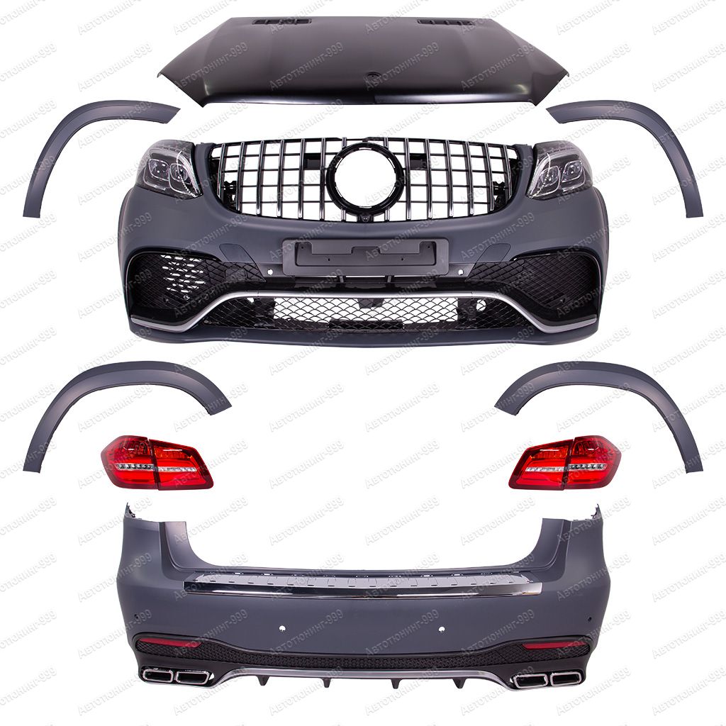 Рестайлинг из Mercedes GL-Class X166 в Mercedes GLS X166 AMG 63