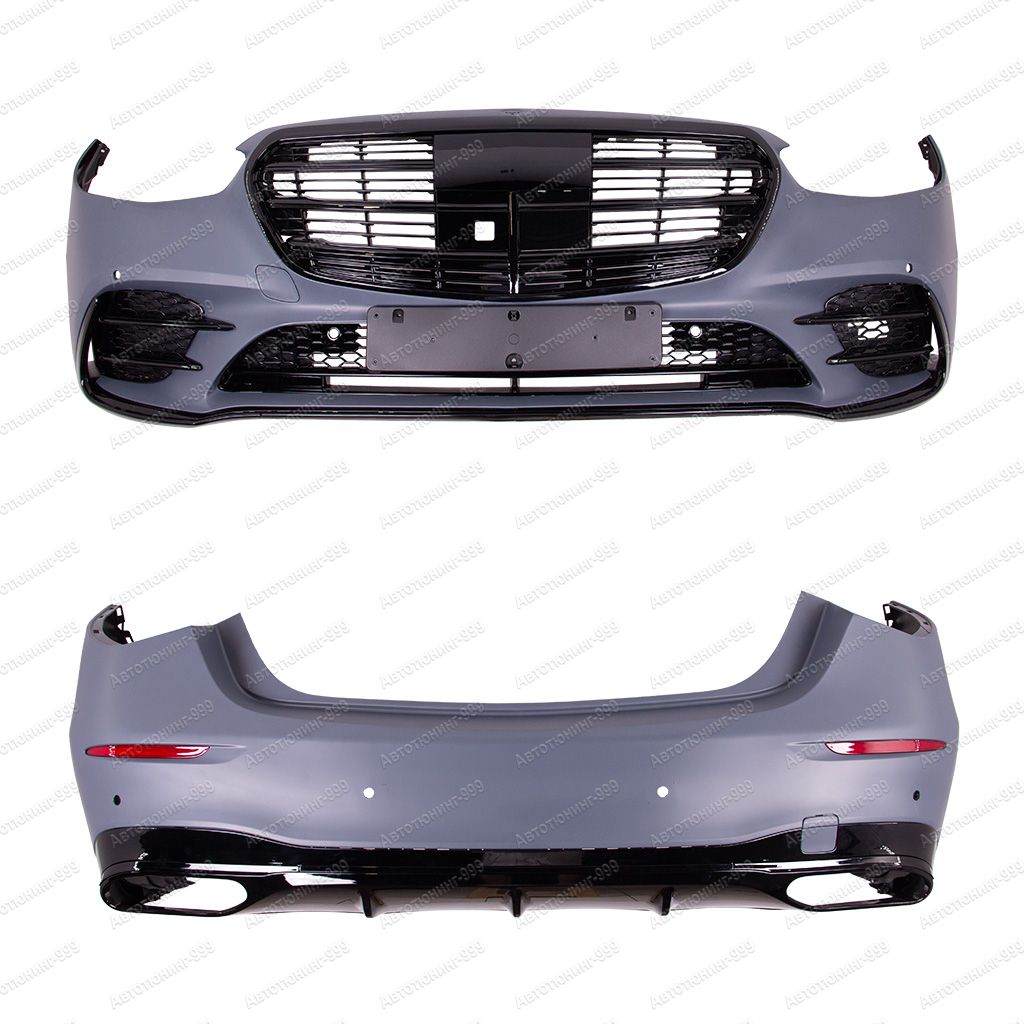 Обвес AMG на Mercedes S-klass (W 223) черный