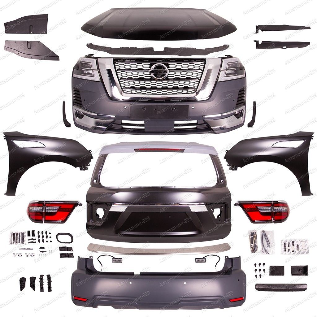 Обвес рестайлинга в 2021 Nissan Patrol