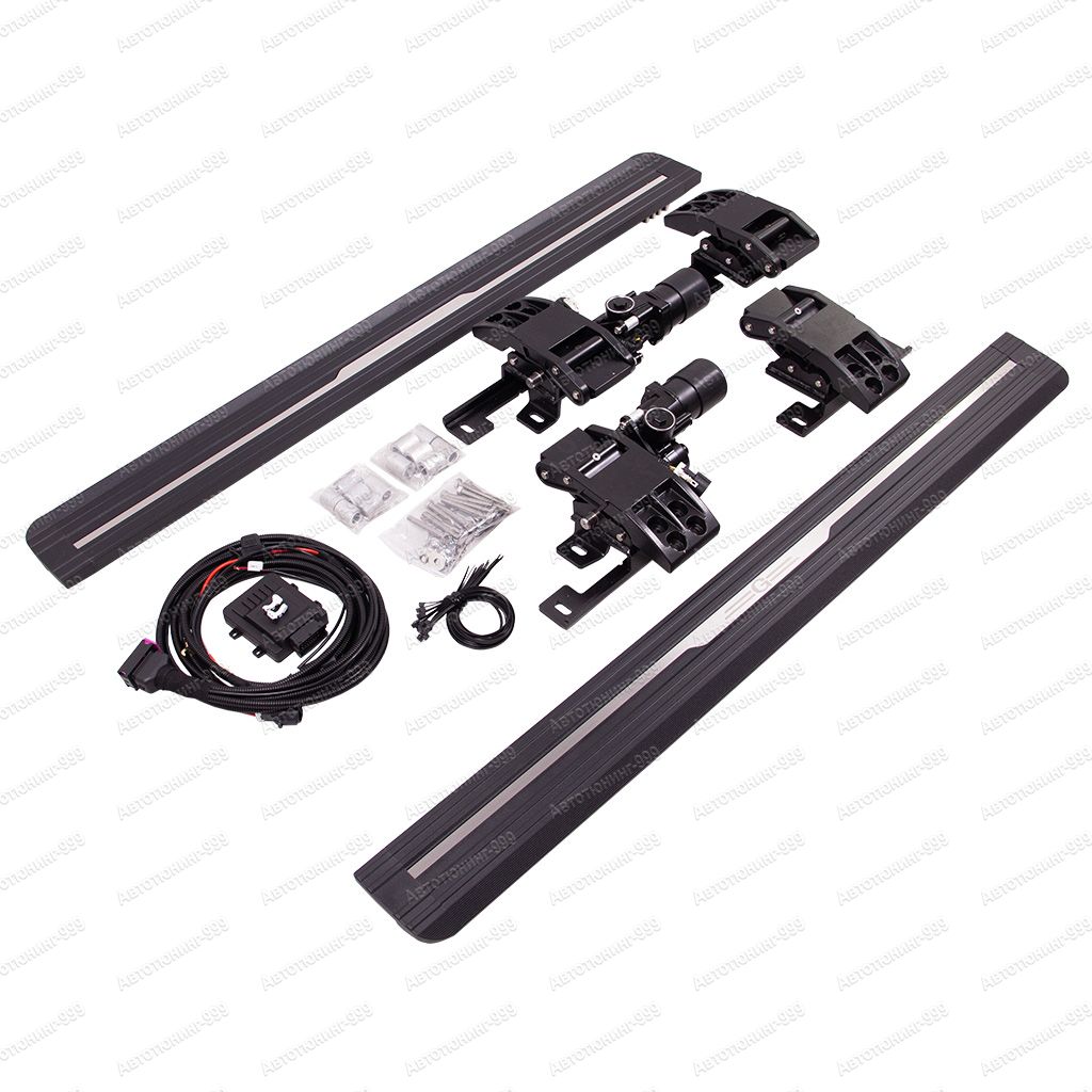 Электро пороги на Mercedes G-klass (W 463) короткие